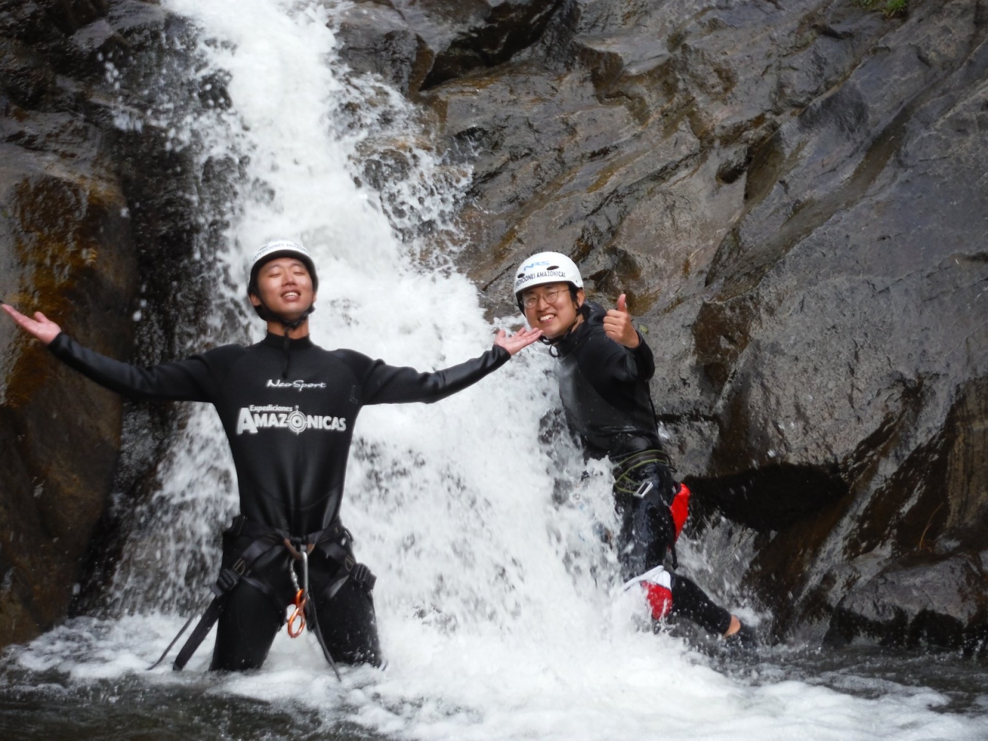 Canyoning y Rápel en Cascadas de Baños