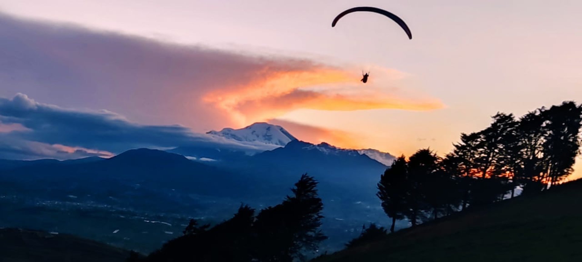 Vuelo en Parapente Tándem en Baños de Agua Santa
