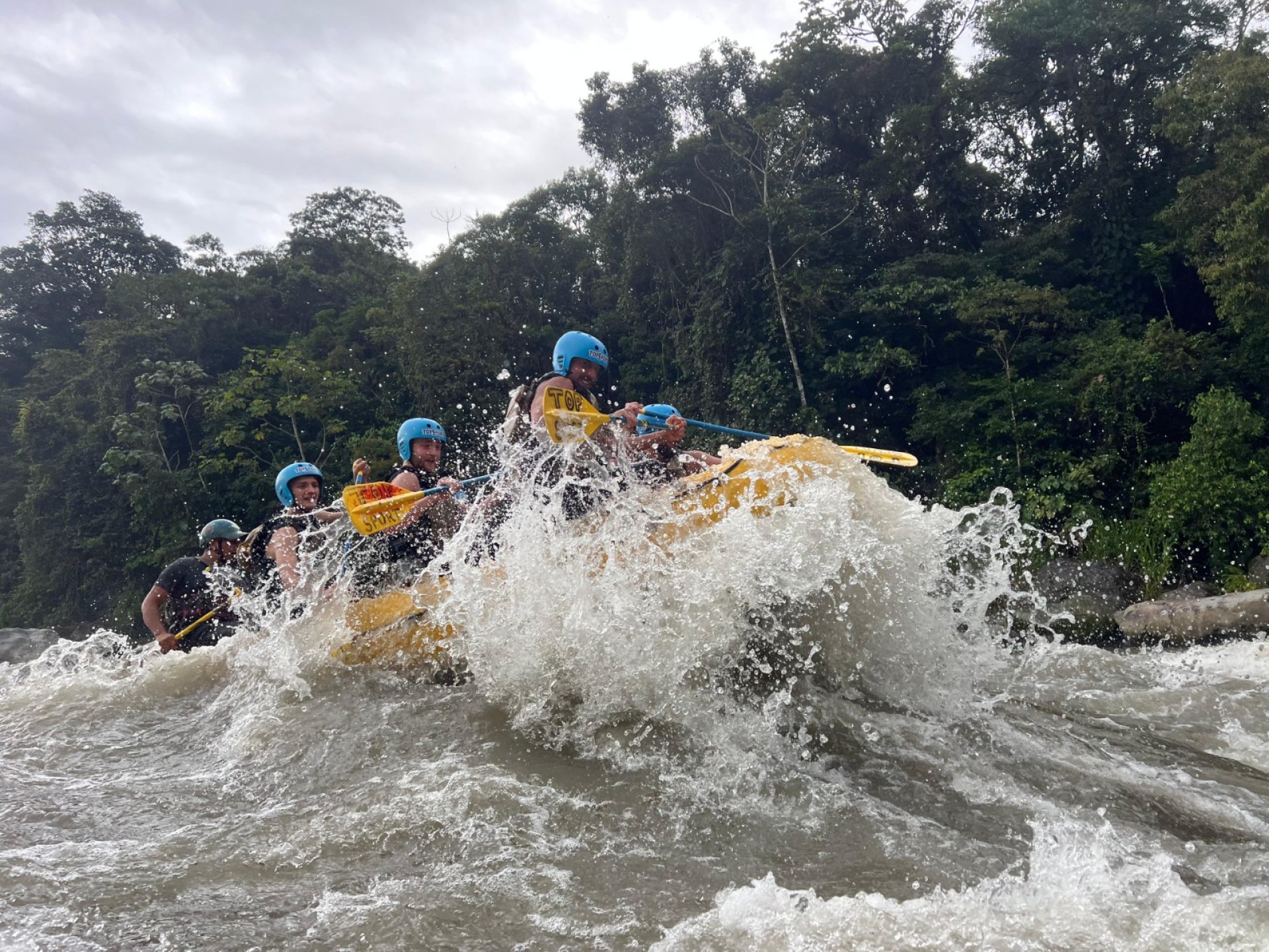White Water Rafting on the Pastaza River – Baños Ecuador